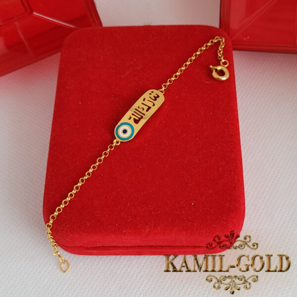 Kinder Armband Gold 21 Karat Gold Armband بلاك للأطفال بلاك ذهب