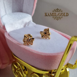 Gold 21 Karta Gold Ohrringe 21 Karat حلق أطقال حلق ذهب